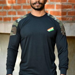 T-shirt commando full sleeve (blackcamo) unisex