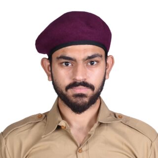 NCC Beret Cap Maroon Color