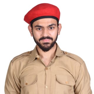 NCC Beret Cap Red Color