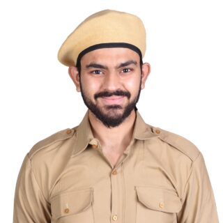 NCC Beret Cap Khaki Color
