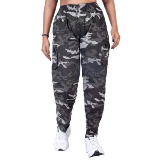 jogger BLACK AND WHITE CAMOUFLAGE PRINT LOWER