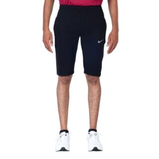 PLAIN BLACK PRINT 3-4 SHORTS