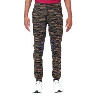 JOGGER KHAKI AND BLACK CAMOUFLAGE PRINT WITH GRIP LOWER