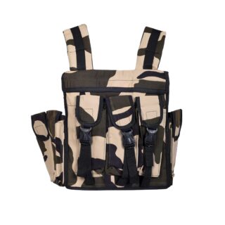 CISF DARK print Bullet Proof Jacket with 5 Magazine