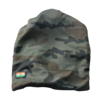 Yodha Winter Cap With Flag Print