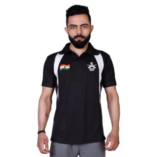 Indian flag army t-shirt commando black