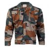 Camouflage Winter Jacket Green Half Nahar Print With Customize Half And Full With Hoodie