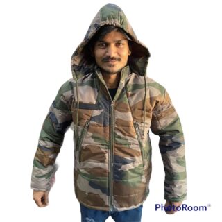 Fluffy Nahar Print Winter Jacket