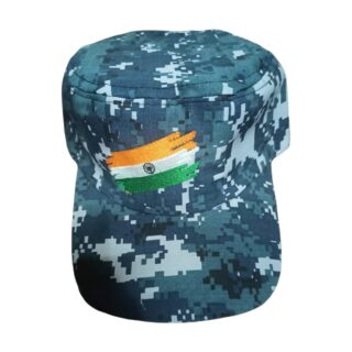 NAVY CAMOUFLAGE NATO CAP WITH FLAG