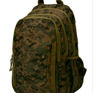 F GEAR Dark Green Camouflage Print Backpack With Rain Cover Inside
