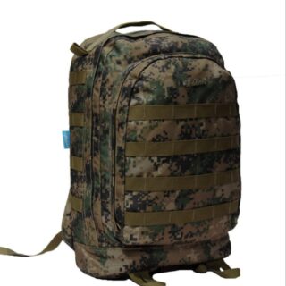 F GEAR GREEN Camouflage Print Backpack With Adjustable Shoulder Straps