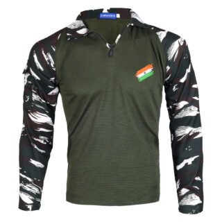 URI CRPF print TEXTILE Full sleeve T-shirt