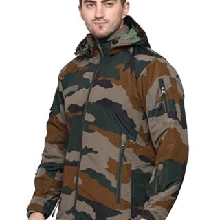 INDIAN ARMY NAHAR 12 CHAIN 10 POCKETS WATER PROOF/WIND PROOF FLEECE LINING
